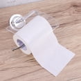 thumbnail image 2 of GOOHOCHY Soporte para rollo de papel de acero inoxidable de 1 pieza con soporte de papel para rack de toallas con ventosa para baño, 2 of 7