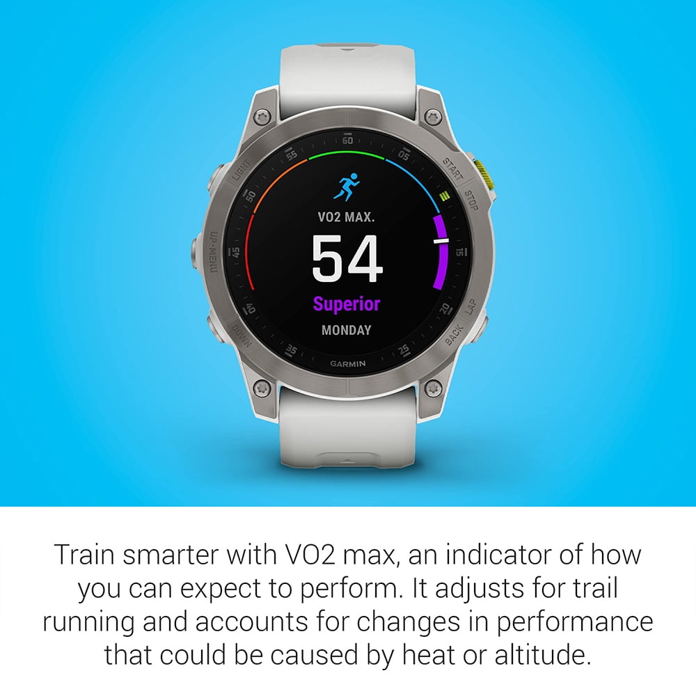Restored Garmin 010-N2582-20 Epix Gen 2 Premium Active Smartwatch 47 mm White Titanium (Refurbished) Bundle with 2 YR CPS Enhanced Protection Pack