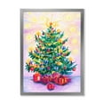 thumbnail image 3 of Designart Beautiful Christmas Tree Art Traditional Framed Wall Art, 3 of 4