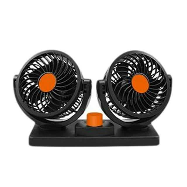 Ventilador de refrigeración del coche,Ventilador de refrigeración para automóvil Ventilador para vehículo eléctrico de 2 velocidades,Ventilador de coche eléctrico giratorio de 360 grados