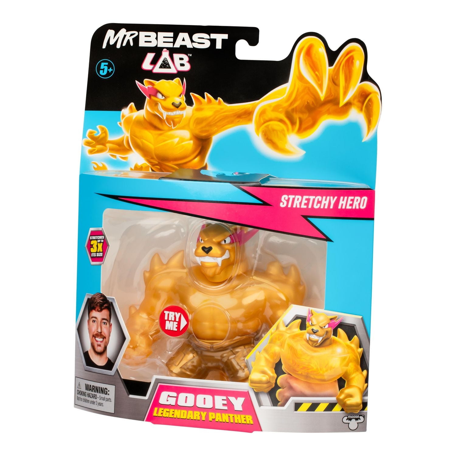 MrBeast Lab Stretchy Figure by Heroes of Goo Jit Zu, Squishy