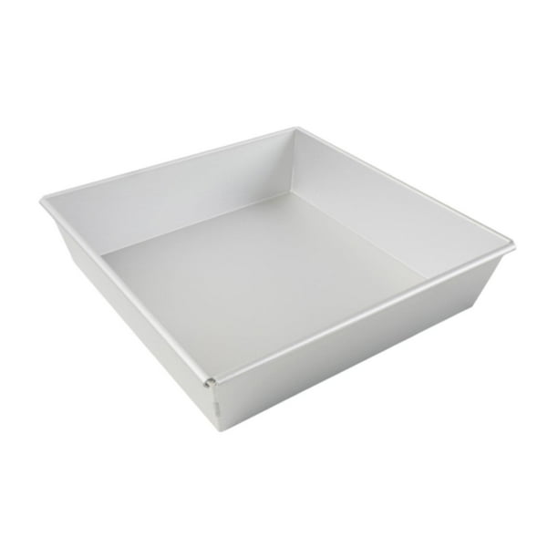 Molde para pizza estilo Detroit Molde rectangular para pizza Utensilios de cocina fáciles de limpiar Horneado de pasteles 8 pulgadas