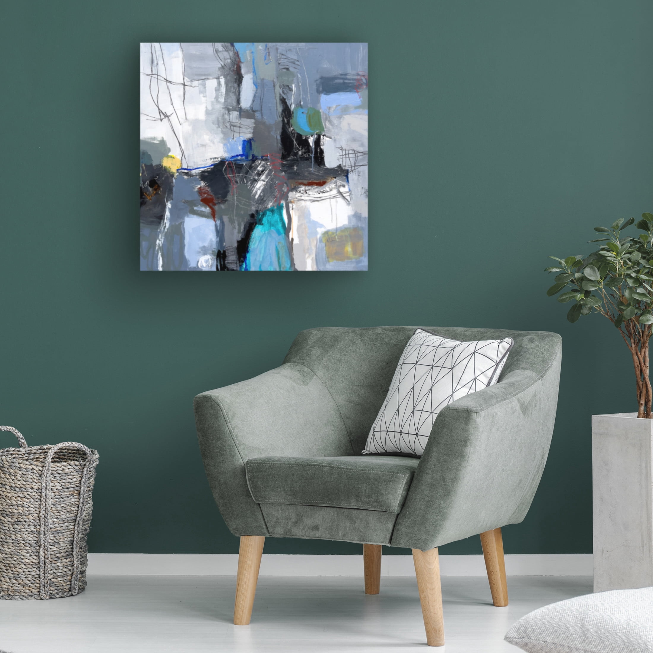Canvas Wall Art - Jeffrey Tover 'Madison' Wall Art for Living Room, Bedroom, or Office Décor by Trademark Fine Art - 18 x 18 Inches