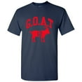 thumbnail image 3 of UGP Campus Apparel Goat Greatest of All Time New England Football T Shirt - Large - Navy, 3 of 6