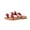 Red, variant on Women's Flower Decor Flat Sandals, Rhinestone Sandals Dressy Summer 2026,Flat Sandals Beaded Ankle Strap Toe Ring Trendy Sandal Wedding Beach Flip Flops Flats Elegant Bridal Bride Shoes, Blue 5.5