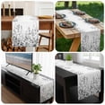 thumbnail image 6 of Eucalyptus Grey Table Runner 36 Inches Long, Farmhouse Leaves Summer Spring Leaf Kitchen Coffee Dining Table Decoration for Home Party Birthday Wedding Home Decor 13x36 Inches, 6 of 8