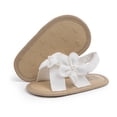 thumbnail image 6 of Tqyyweavej Baby Girls Sandals 3D Flower Open Toe Princess Flat Shoes Non-Slip Outdoor Summer Sandals with Adjustable Ankle Strap, 6 of 7