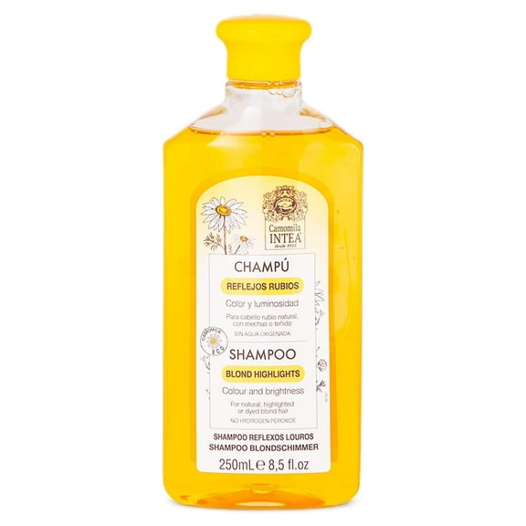 Intea Chamomile Shampoo - Premium Blonde Brightening Shampoo - Non-Ammonia, Easy Application for Natural or Dyed Hair - 8.5oz