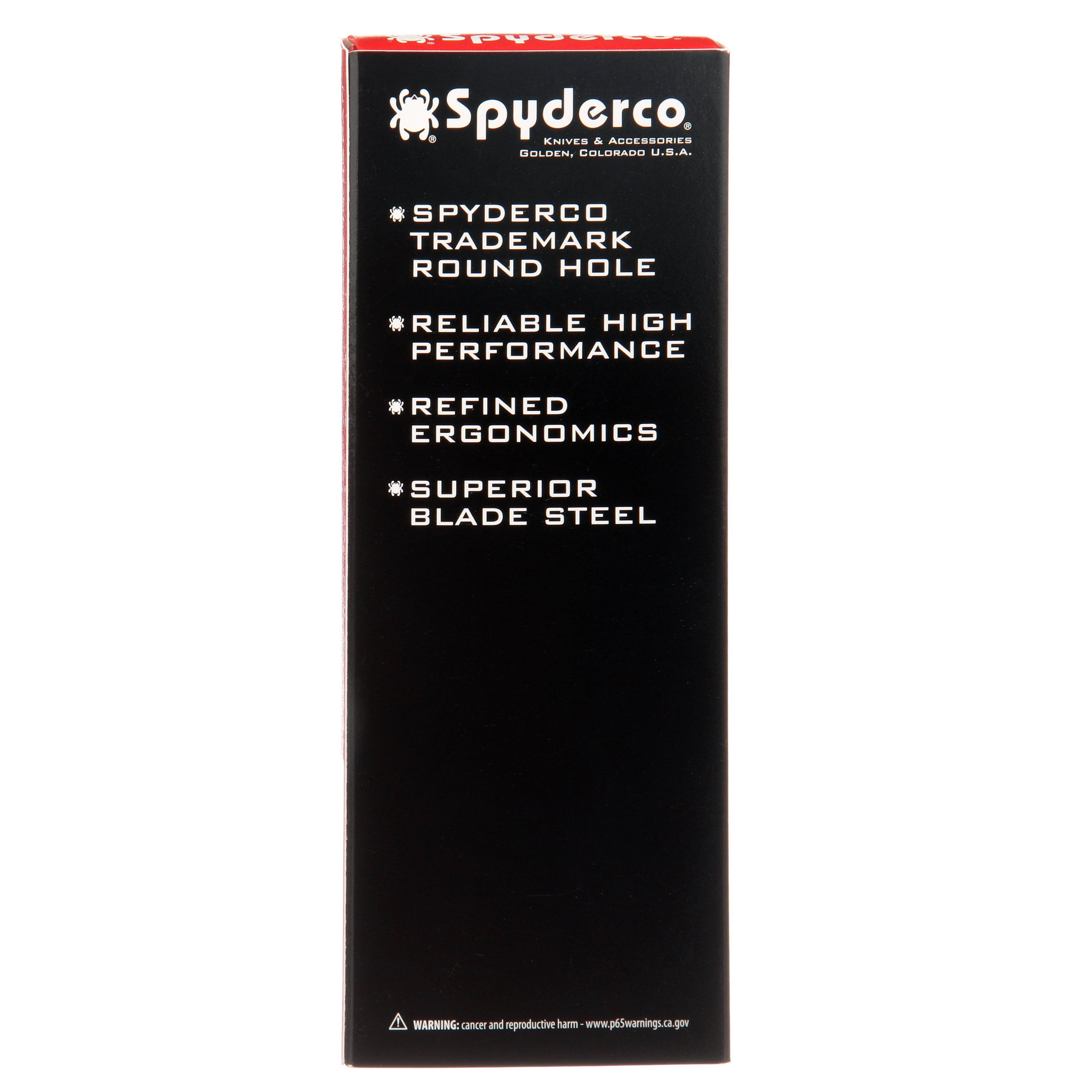 SPYDERCO RESILIENCE FOLDER 4.25" 8C13MOV STAINLESS G-10 BLACK