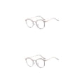 thumbnail image 1 of Qarigey 1 par de gafas para mujer, estilo y sencillo, reemplazo decorativo elegante, protección solar, gafas ultraligeras HD para mujer Gris 2piezas, 1 of 6