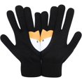 thumbnail image 1 of Men Women Soft Knit Cold Weather Gloves Cute Fox Panda Patchwork Winter Thermal Mittens, 1 of 7