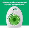 thumbnail image 5 of GUM® Fine Waxed Dental String Floss, Mint, Glides Easily Between Tightly Spaced Teeth, 165M, 5 of 5
