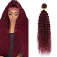 thumbnail image 1 of Hair Bundles Vinmdonm 9J Burgundy Kinky Curly 34 cm, 1 of 7