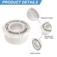 thumbnail image 4 of 10Pcs Reductor de Manguito G2" Rosca Macho a G1" Rosca Hembra, Blanco, 4 of 7