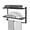 Matte Black-22.8inch (L), variant on Bathroom Towel Rack with Hook, 16 inch Wall Mount Towel Shelf with Tower Bar for Bathroom Small Space, 304 Stainless Steel Polished Surface Finish, Sliver