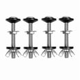 thumbnail image 1 of 4 Pack Bowl Bolt Kits Cistern Toilet Pan Fixing with Double Gaskets, 1 of 5