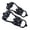 Black, variant on Winter Traction Ice Grips for Winter Sports - Prevention for Shoes and Boots on Ice and - Lightweight Durable Snowshoe Attachments