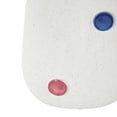thumbnail image 5 of DecMode 11" Round White Ceramic Vase with Multicolor Spots and Handles, 5 of 9