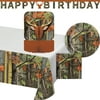 Creative Converting Hunting Camo Birthday Party Kit, 27 Count