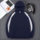 thumbnail image 1 of WILLBEST Sudaderas Navideñas Casual Streetwear Sudadera con Capucha Moda Diseño De Color En Contraste Cómodo Ajuste Holgado Chaqueta Deportiva para Exteriores XGrande, 1 of 8