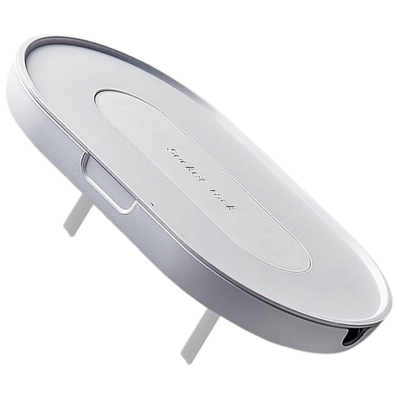 COMPUKAS Wall Outlet Shelf, Detachable White Plastic Rack, Space Saving Holder for Indoor Use, Bathroom, Kitchen, Bedroom, Office