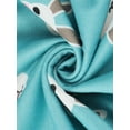 thumbnail image 5 of DARING DIVA Women's Plus Size V Neck Star Moon Pattern Nightgown 3X Blue Green, 5 of 6