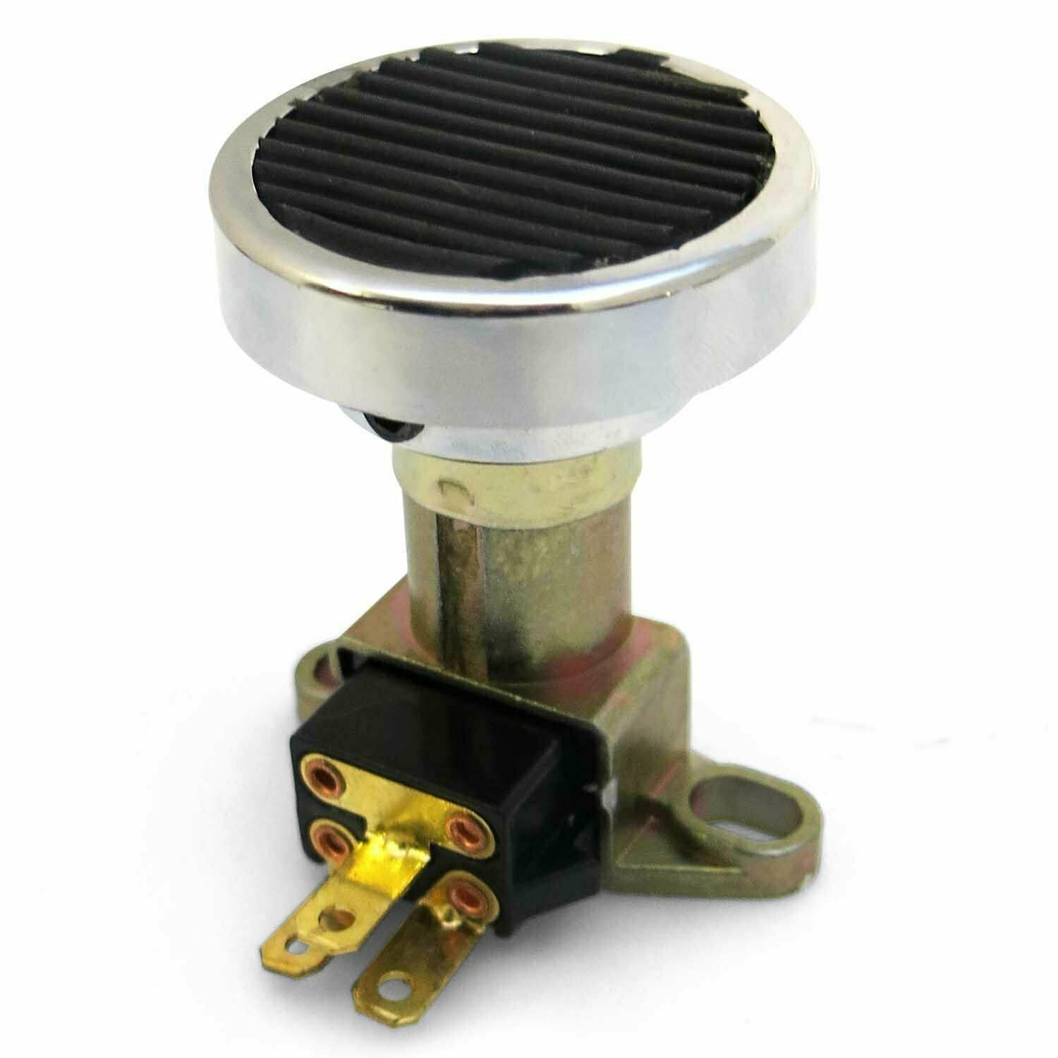 Round Billet Dimmer Switch Pedal custom brass ratrod dune buggy model t