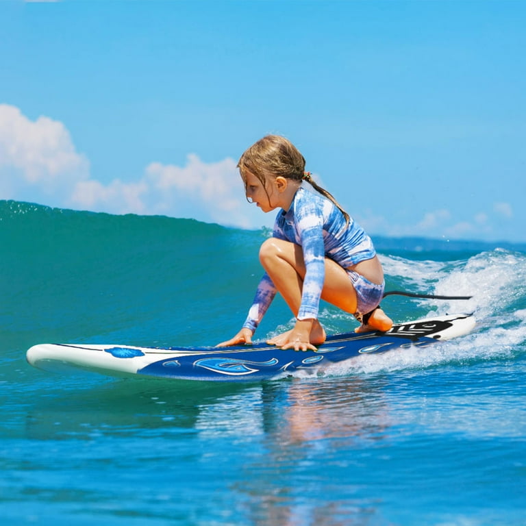 ウエイトトレーニング Body surfing board Gymax 6ft Surfing Body Board w/ 3 Removable Fins Safety Leash
