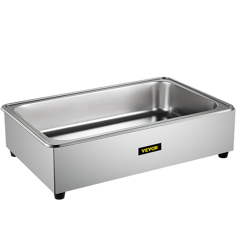 VEVOR Commercial Food Warmer 9.5 qt. Electric Soup Warmers Grade Stainless  Steel Bain Marie Buffet Equipment, 400W ZZBWTCG11110V2UH6V1 - The Home