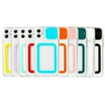 thumbnail image 2 of Soft TPU Phone Case For iPhone 13 in Blue With Camera Lens Protection Cover and Stand, 2 of 5
