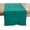 Jasper Green, variant on Fennco Styles Ivory Stonewashed Stitch Border Table Runner 16" W x 72" L - 100% Linen Solid Color Table Cover for Home, Dining Table Décor, Holidays, Banquets, and Special Occasions