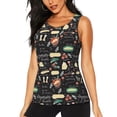 thumbnail image 3 of Goofa Vegetable Quiche Printed Womens Workout Tops for Women Sleeveless Yoga Shirts Athletic Running Tank Tops Sleeveless Gym Clothes Workout Apparel-XX-Large, 3 of 9