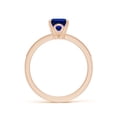 thumbnail image 2 of ANGARA Lab Grown 1.65 Ct Vintage Style Blue Sapphire Engagement Ring for Women in 14K Rose Gold (Size-8x6mm) | September Birthstone, Anniversary, Jewelry Gift for Women | Lab-Grown Blue Sapphire Ring, 2 of 8