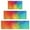 Rainbow Tie Dye, variant on Rainbow Tie Dye Ink Pattern Kitchen Rugs Sets Of 3,Kitchen Runner Rugs Non Skid Washable,Decorative Kitchen Floor Mats for Kitchen,Sink,Laundry,17"x30"+ 17"x47" + 17"x59"
