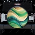 thumbnail image 1 of Dazzling Abstract Design Polyester Universal Spare Wheel Tire Cover Wheel Covers for Trailer RV SUV Truck Camper, 1 of 5
