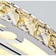 thumbnail image 4 of Espejo de cristal simple con luz LED frontal, aplique de pared para baño, luz de espejo de acero inoxidable antivaho, 4 of 4