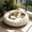 White, variant on Trovenix Calming Donut Bed Soft Round Cuddler Bed Washable Cozy Sleeping Bed For Small Dogs And Cats