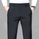 thumbnail image 3 of Pantalones rectos de verano para hombre, pantalones de traje negros de cintura alta para hombre, reseñas coreanas, muchos vestidos de licra, ropa de trabajo vintage barata, tela, 3 of 5