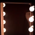 thumbnail image 2 of Milisten USB Dimmable LED Touch Vanity Mirror Lights Lighting Strip for Makeup Vanity Table Bathroom (White), 2 of 6