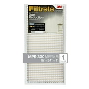 Filtrete 16x24x1 Air Filter, MPR 300 MERV 5, Dust Reduction, 1 Filter