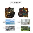 thumbnail image 7 of Xecao Colorful Bull Western Man Print Knit Hat,Winter Beanie for Men Women, Beanie Soft Warm Ski Stocking Cuffed Cap, 7 of 7