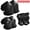 Black, variant on Lvelia Kids Protective Gear Set Knee Pads for Kids 3-10 Years Toddler Knee and Elbow Pads with Wrist Guards 3 in 1 for Skating Cycling Bike Rollerblading Scooter,Blue