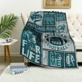 thumbnail image 4 of Philadelphia Blanket Gifts Lightweight Flannel Throw Blanket Soft Warm Blanket Football Fans Gifts for Men Women Kids 50x60 Inch, 4 of 6