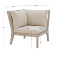 thumbnail image 2 of Linon Chaise d'Angle Extérieure en Bois Naturel, 2 of 9