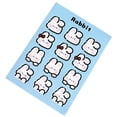 thumbnail image 2 of Gonyscag-pegatinas De Conejo Para Diario, Pegatinas Bonitas De Conejito Para Decoración, Sello, Pegatinas De Animales Kawaii Para Planificador, Botella De Agua Y Portátil, 2 of 5