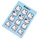 thumbnail image 3 of Dekaim-pegatinas De Conejo Para Diario, Pegatinas Bonitas De Conejito Para Decoración, Sello, Pegatinas De Animales Kawaii Para Planificador, Botella De Agua Y Portátil, 3 of 13