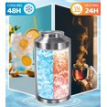 thumbnail image 4 of Gaganiu Botella De Agua Aislada Jarra De 1 Galón Con Asa Botella De Agua Grande De Acero Inoxidable De 128 Oz Boca Ancha Doble Vacío Para Bebidas Frías Y Calientes Acero Inoxidable, 4 of 5