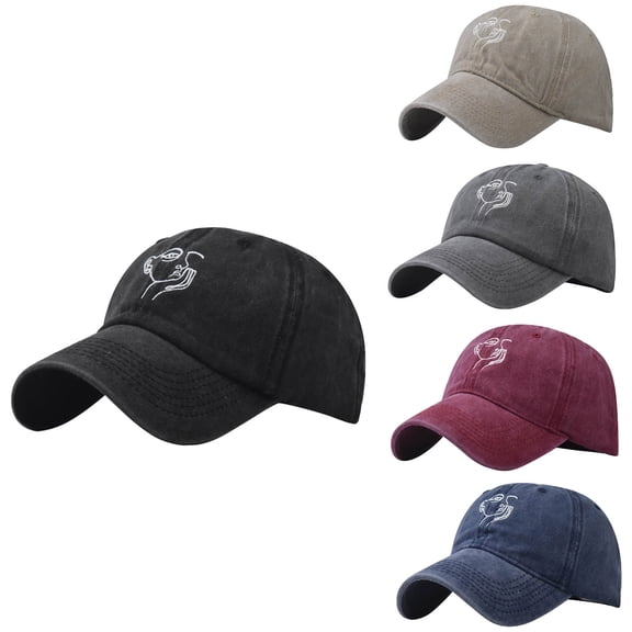 Only Moment Navy Unisex Vintage Washed Baseball Cap Hat Cotton Adjustable Snapback Multipack Ball Caps for Custom Embroidery Running Workouts Outdoor One Size