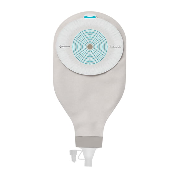 SenSura Mio High Output Ostomy Pouch Drainable 10 to 70 mm Stoma 1pc System Transparent 18665, 10 Ct