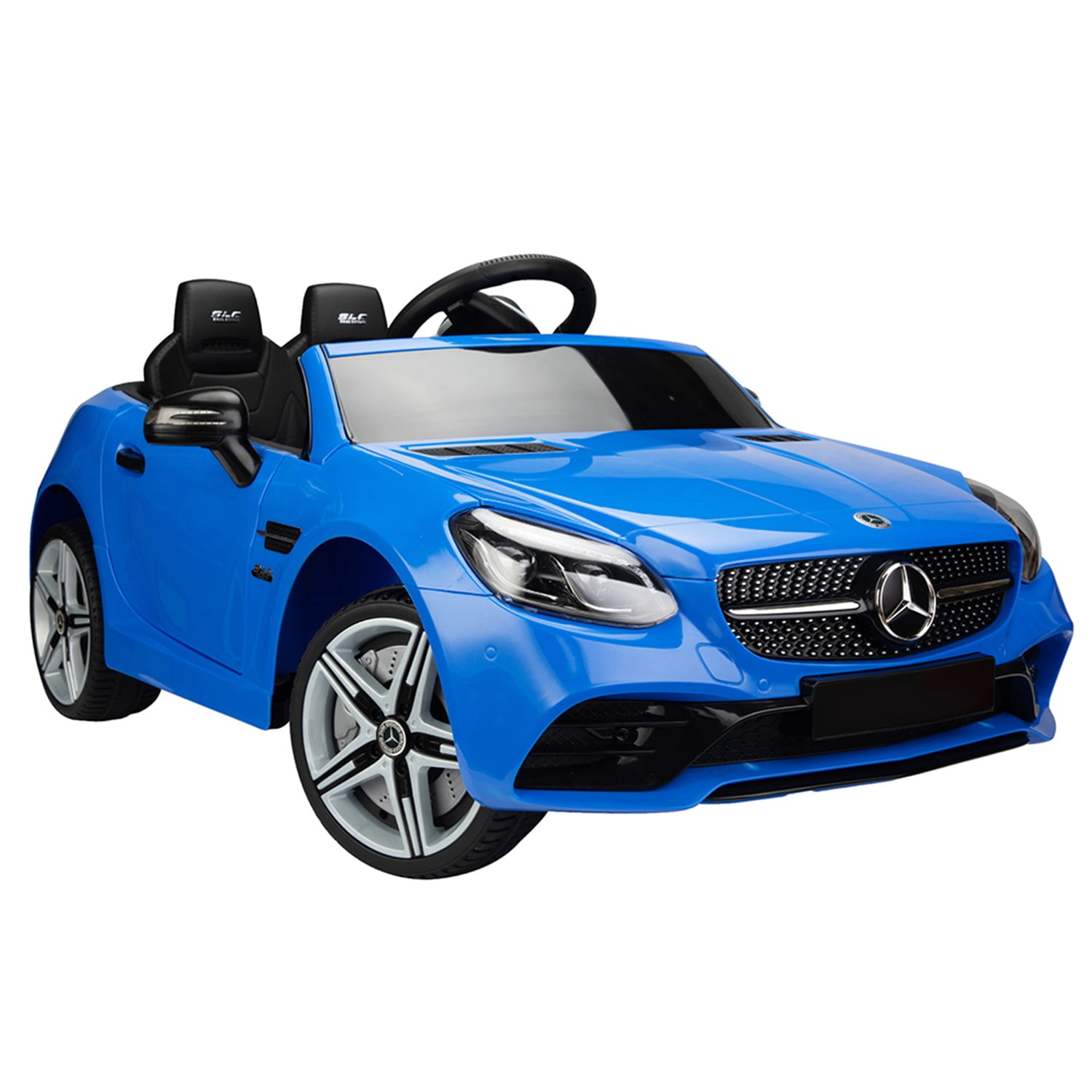 CIPACHO Licensed Benz, 12V Electric Kids Ride On Car for Ages 3-6, LED Head Lights, Safe Belt, Double Doors, 2 Speeds, Blue CIPACHO Licensed Benz, 12V Electric Kids Ride On Car for Ages 3-6, LED Head Lights, Safe Belt, Double Doors, 2 Speeds, Blue
